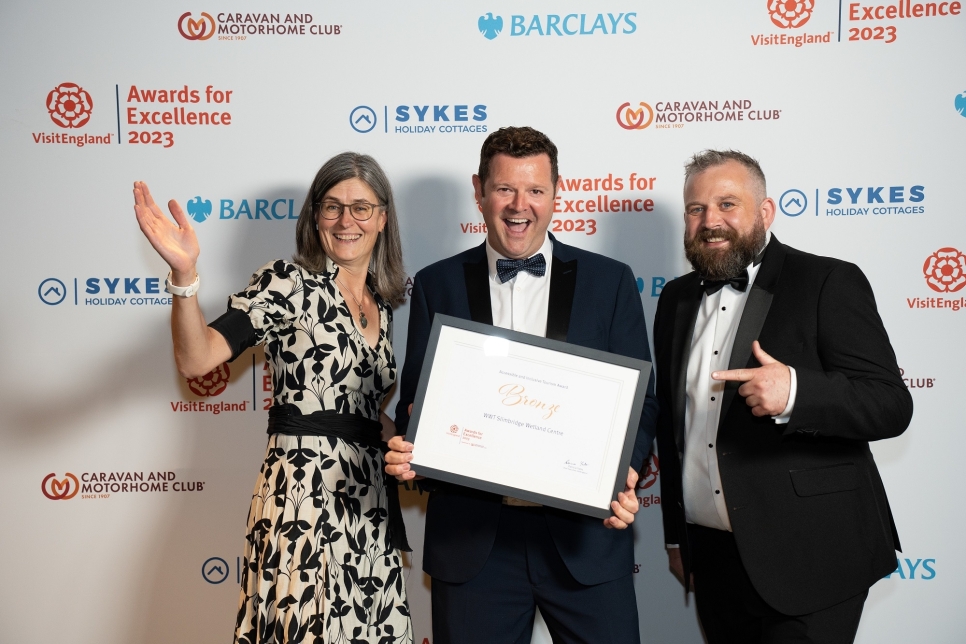 Bronze winners in  VisitEngland Awards for Excellence 2023